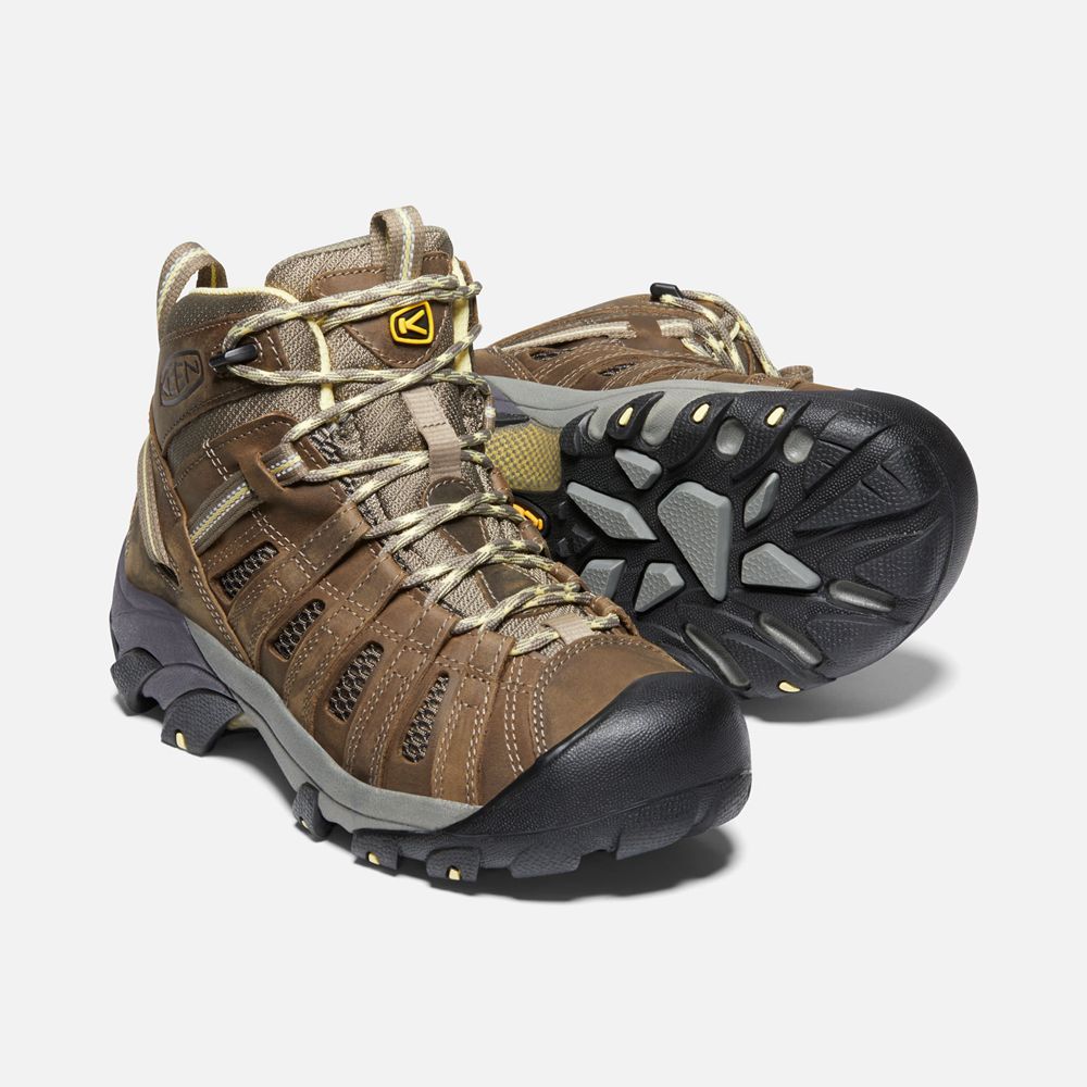 Keen Outdoor Bot Kadın Kahverengi - Voyageur Mid - Türkiye RQMW86251